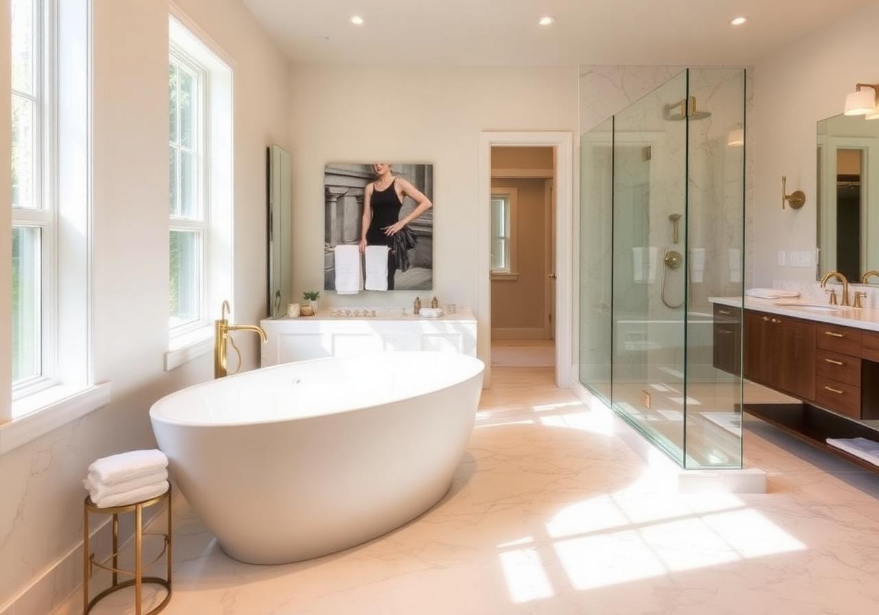Luxury bathroom remodel